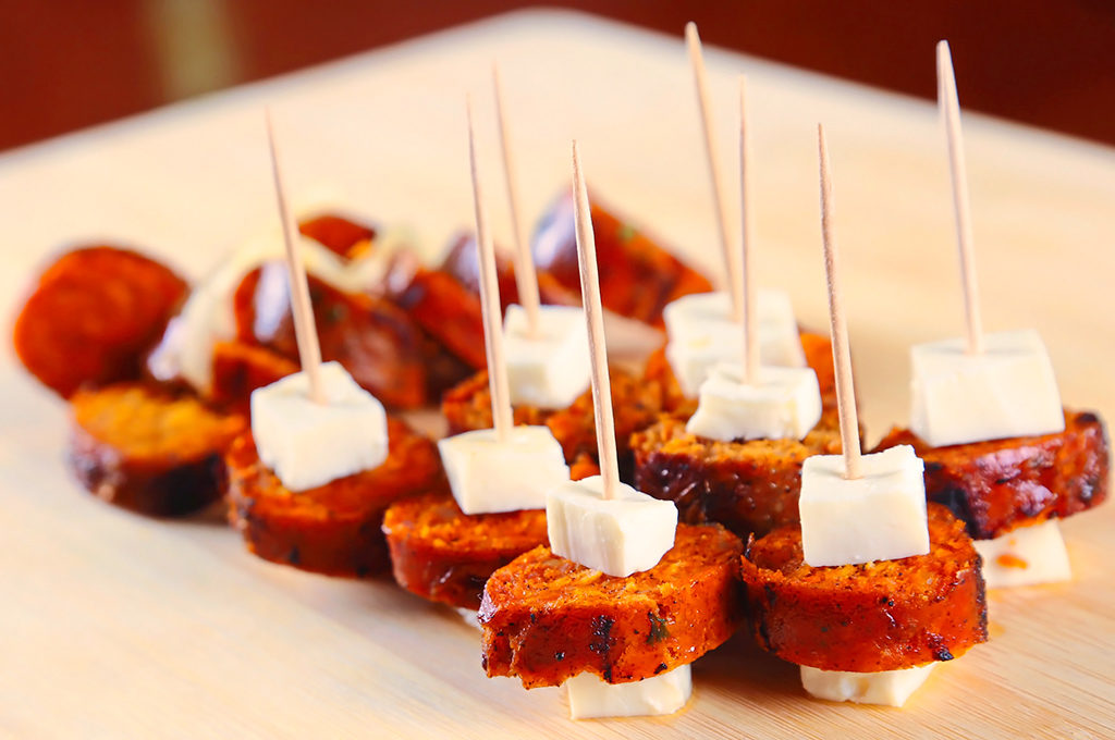 pinchos de chorizo