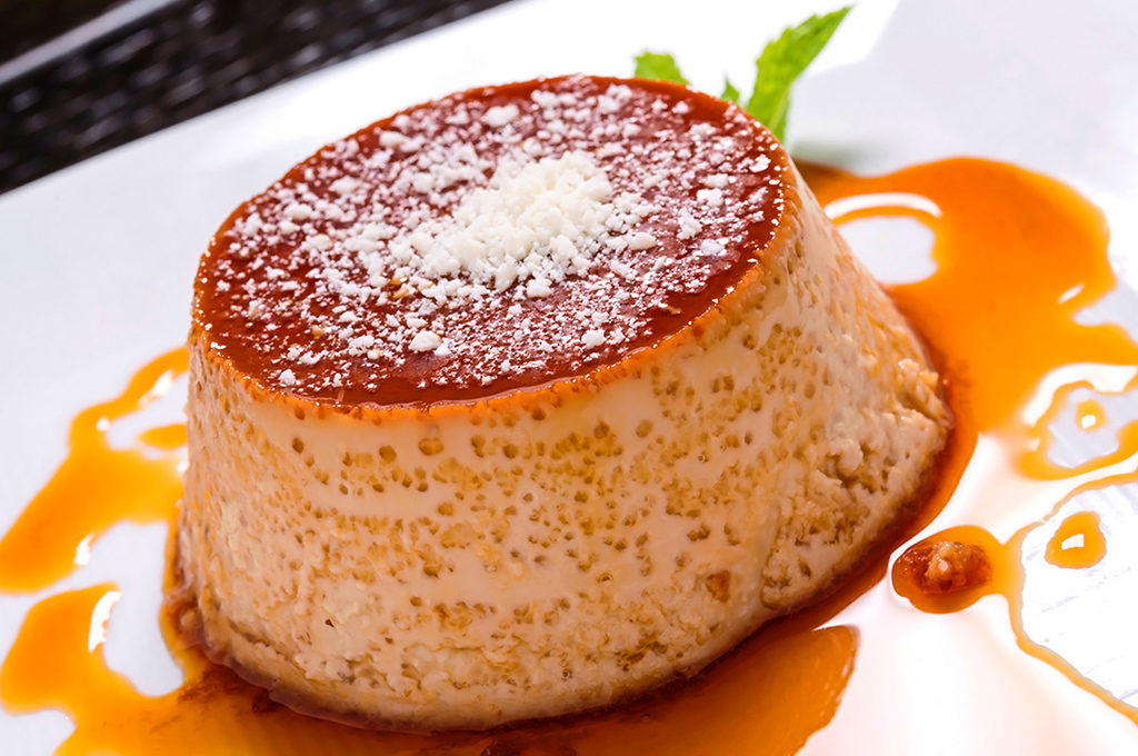 Receta flan de coco
