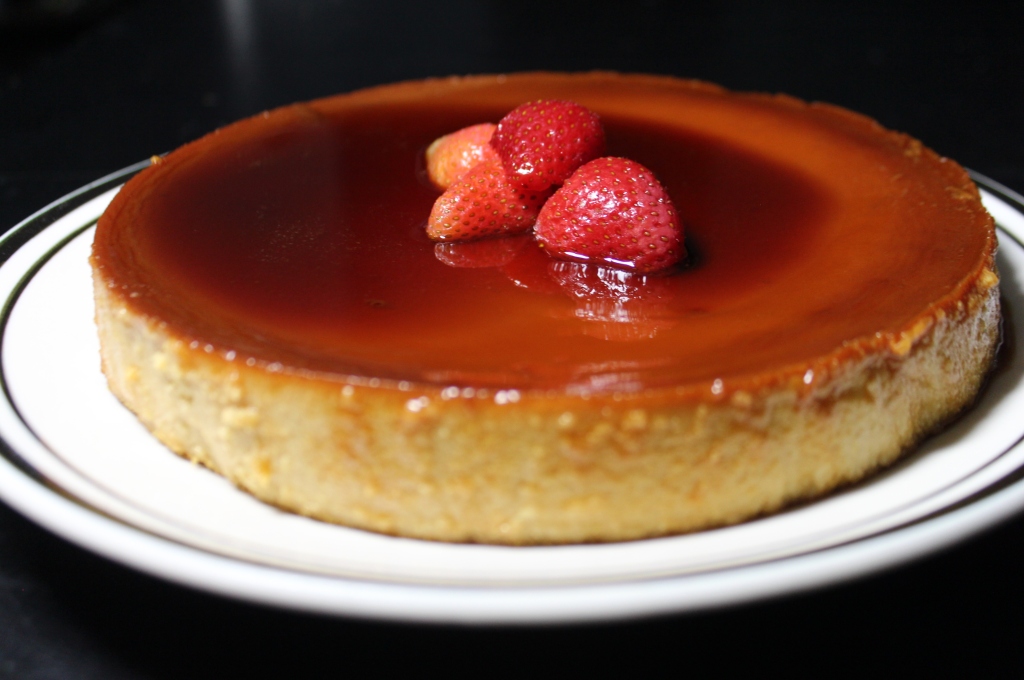 flan de café