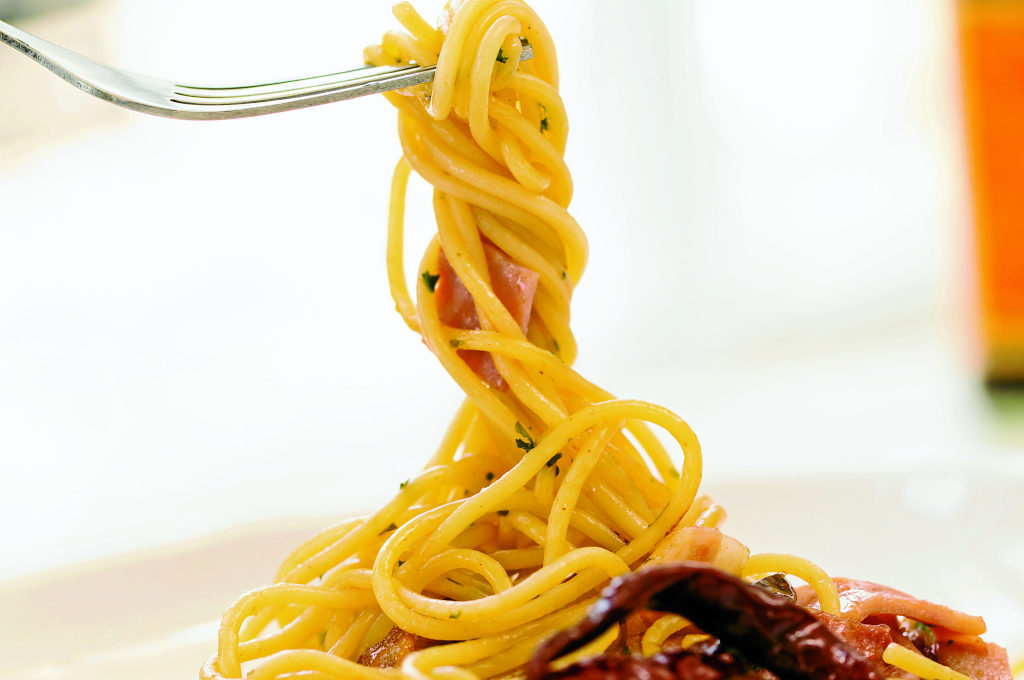 Espagueti con peperoncino