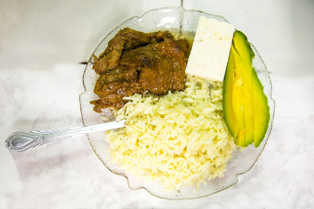 Exquisito y jugoso bistec ideal para almorzar.