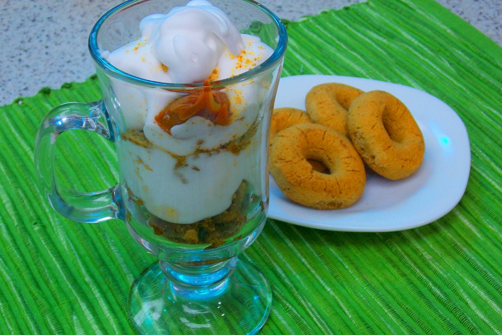 Postre: café con leche y rosquetes
