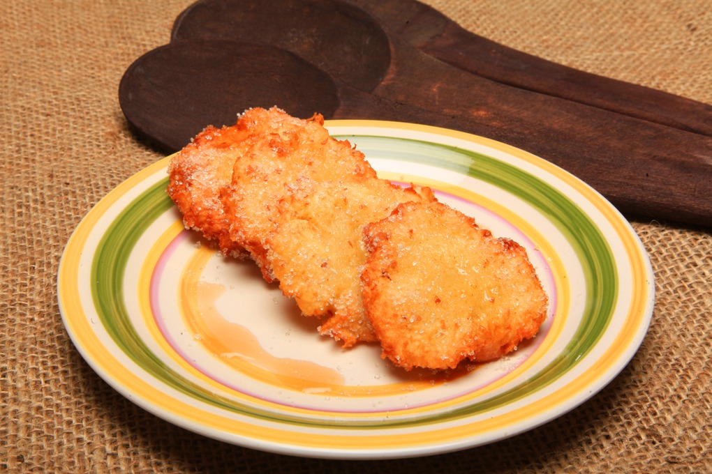 Fritas de yuca que puedes comer ya sean dulces o saladas.