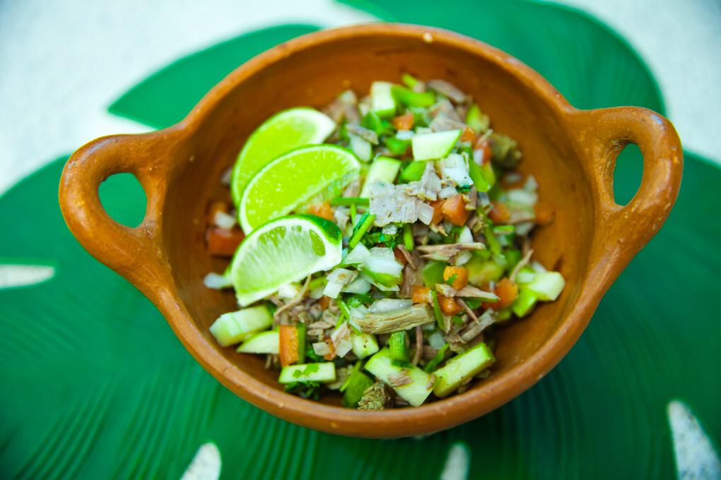 Salpicon con manzana