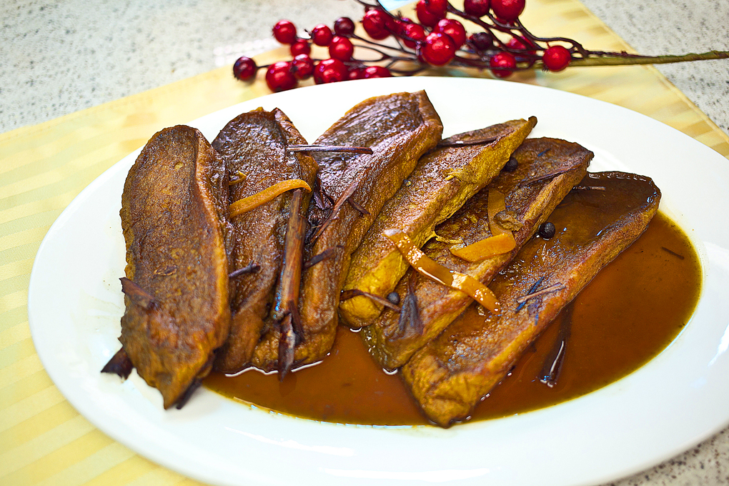 Torrejas con rapadura