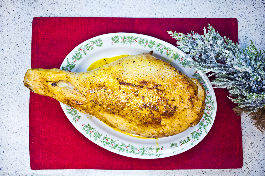 Pierna de cerdo en marinado de cerveza