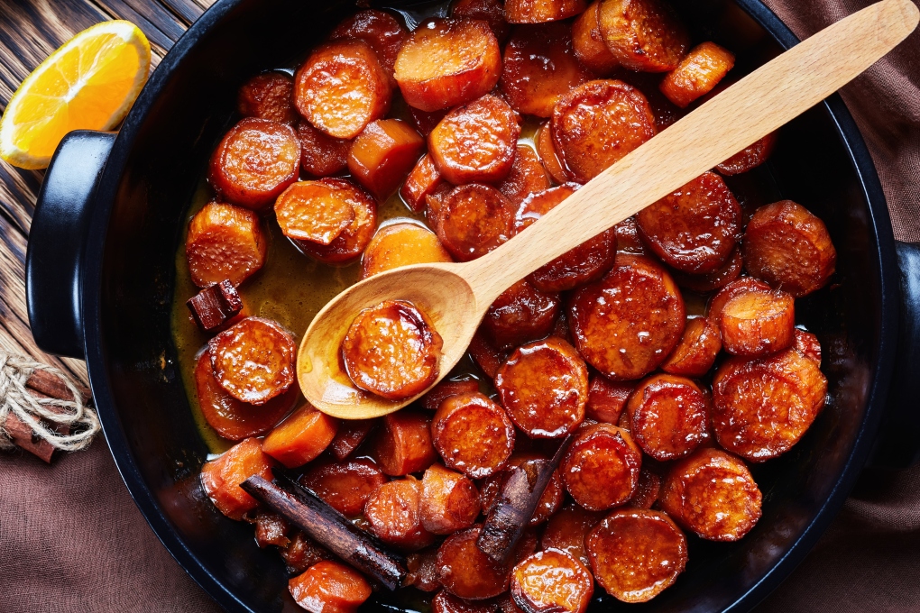 camote caramelizado