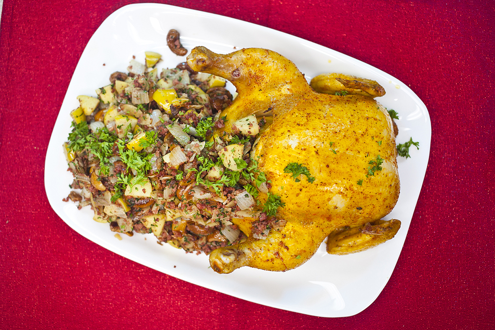 Pollo navideño