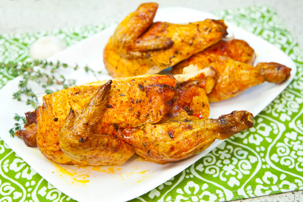 pollo al horno rostizado