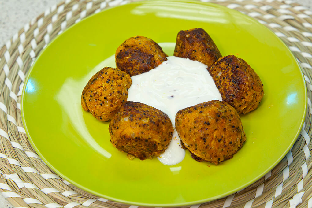 albóndigas de zanahoria?