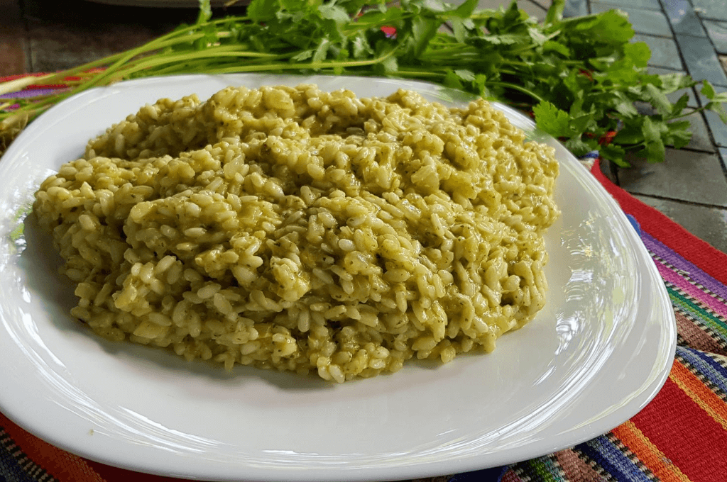 Risotto de cilantro