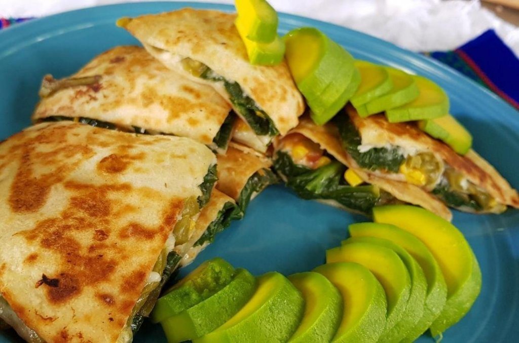 Quesadillas de vegetales