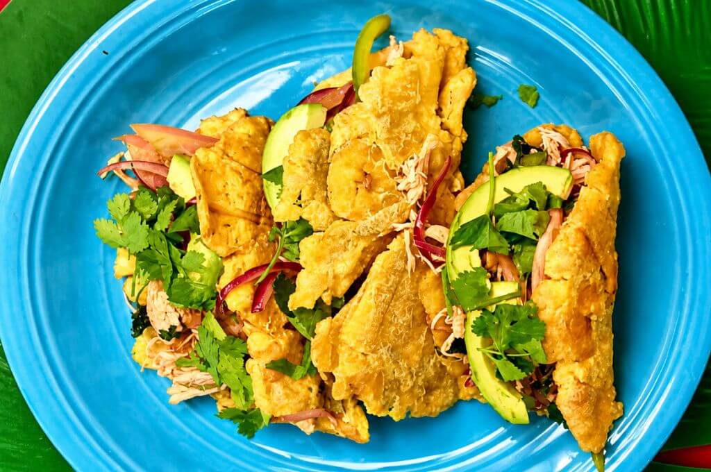 Tacos de tostones