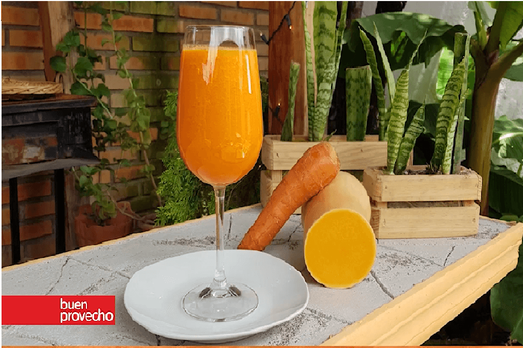 Batido de calabaza y zanahoria