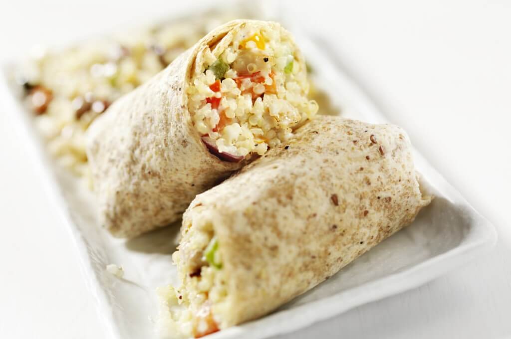 Wrap de quinoa