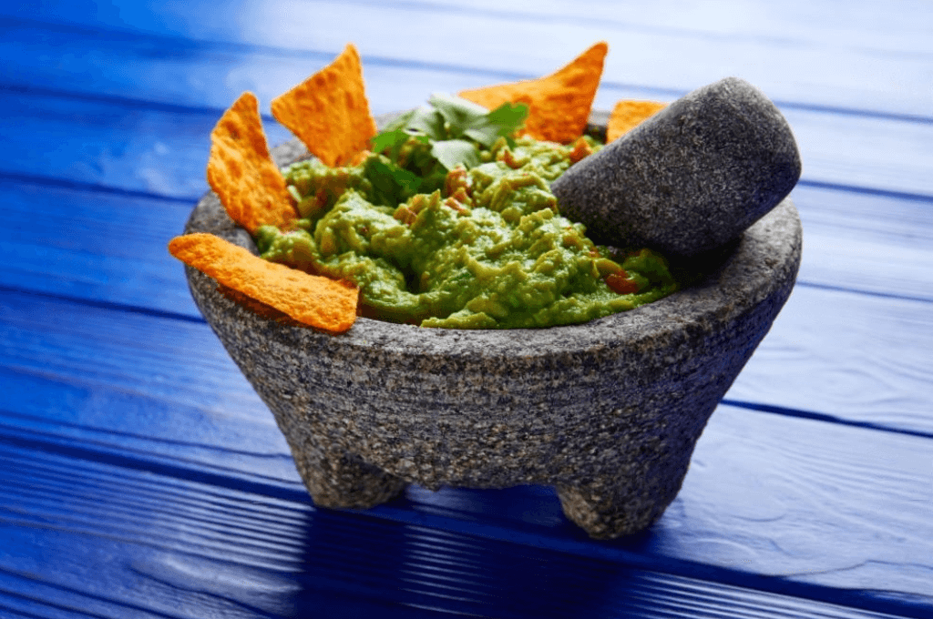 salsas mexicanas: guacamole.