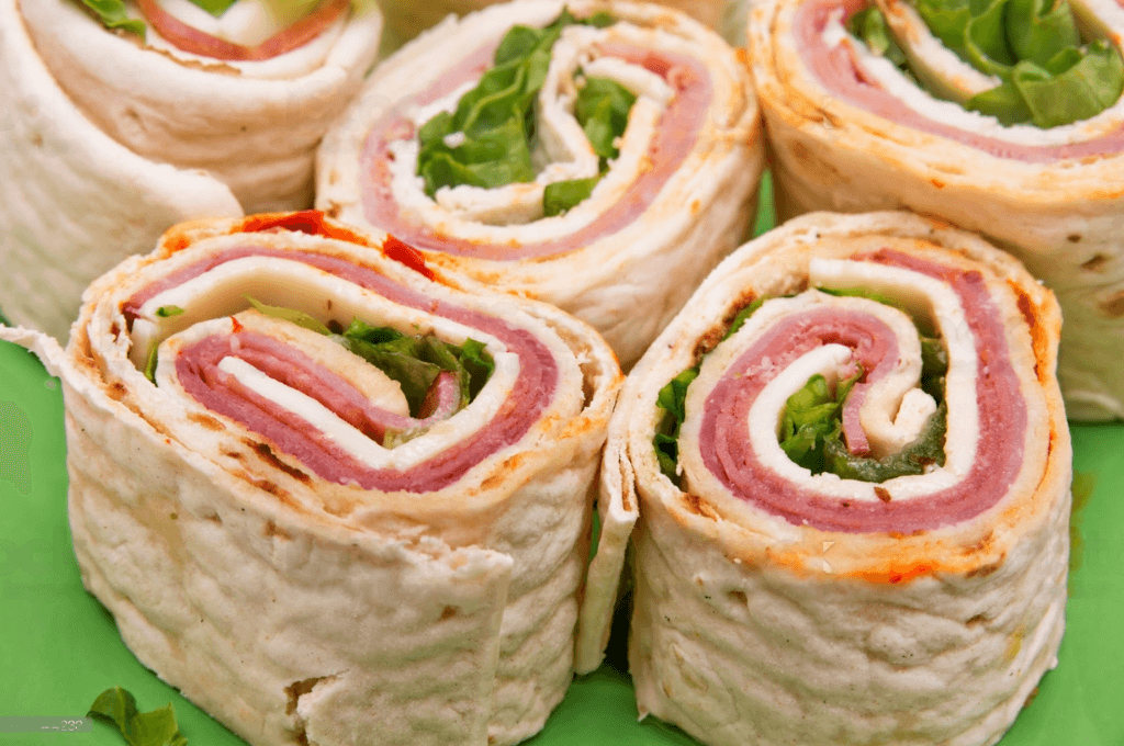 Rollitos de jamón y queso