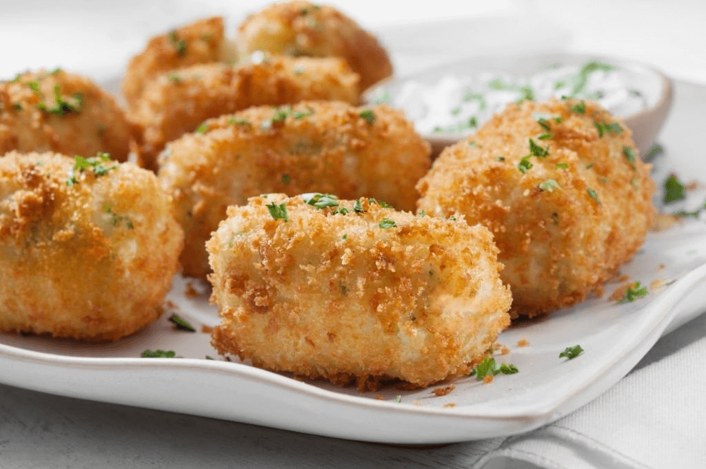 Los nuggets de papa son un complemento fantástico.