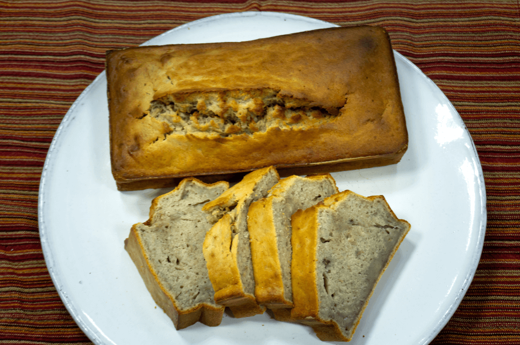 El pan de banano es muy común en las costas hondureñas.