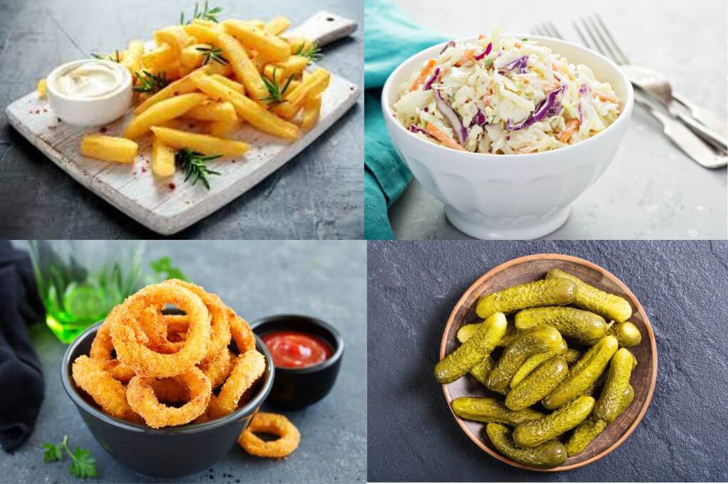 Complementos para hamburguesas