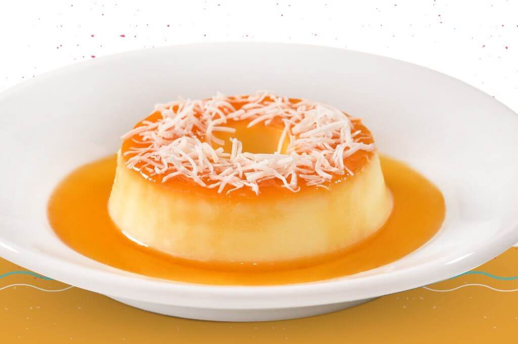 Flan de coco