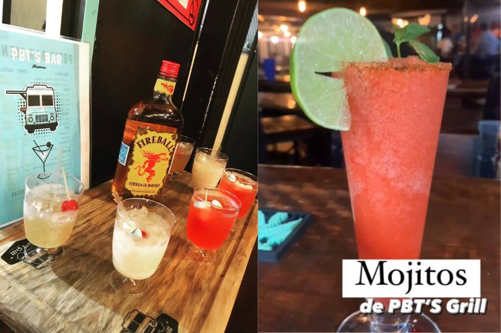 cócteles pbts grill