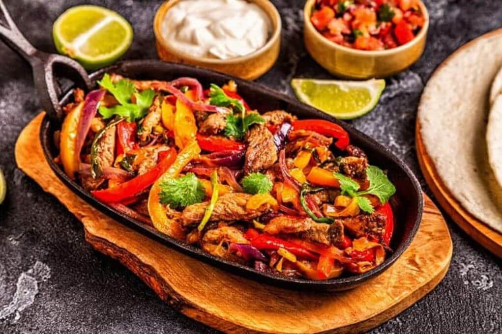 fajitas de carne
