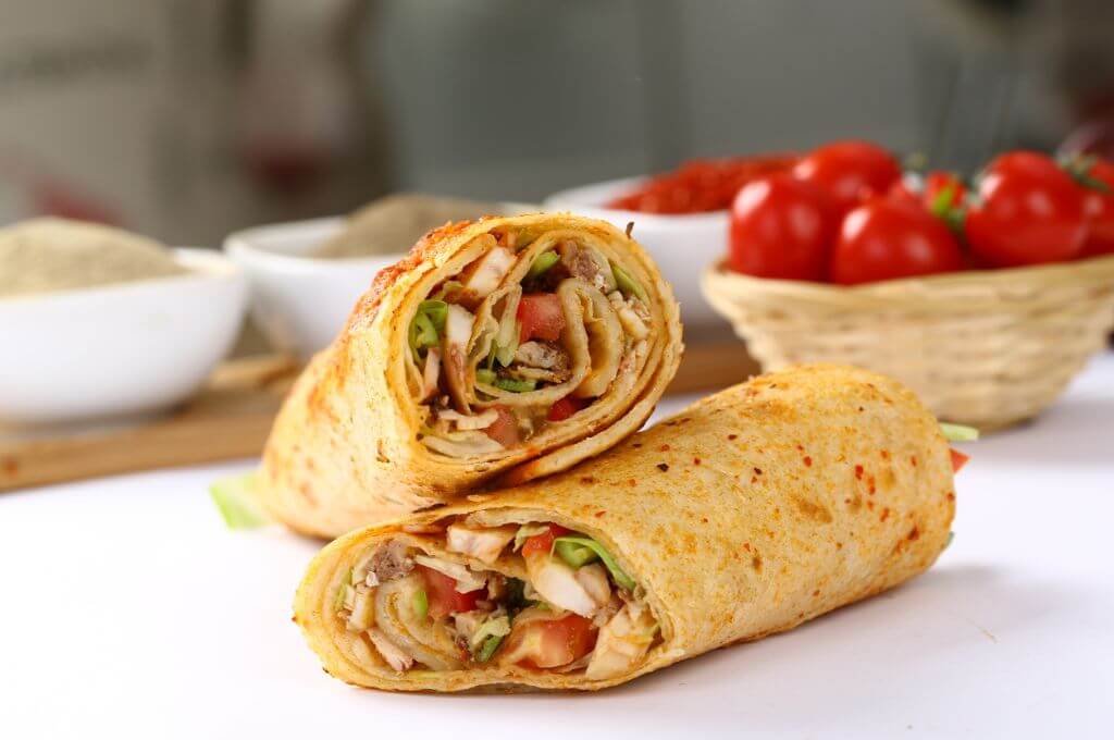Recetas rápidas: wrap de pollo