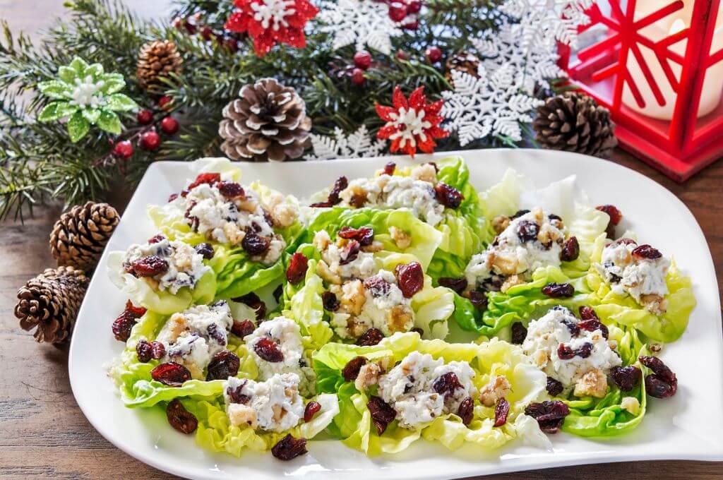 Recetas navideñas en 30 minutos: tacos de lechuga con pollo