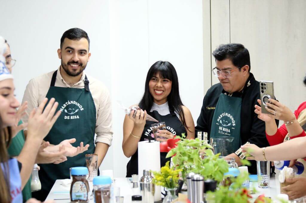 Hartándonos de risa